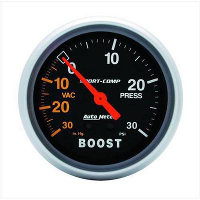 Auto Meter Sport-Comp Mechanical Boost/Vacuum Gauge - 3403
